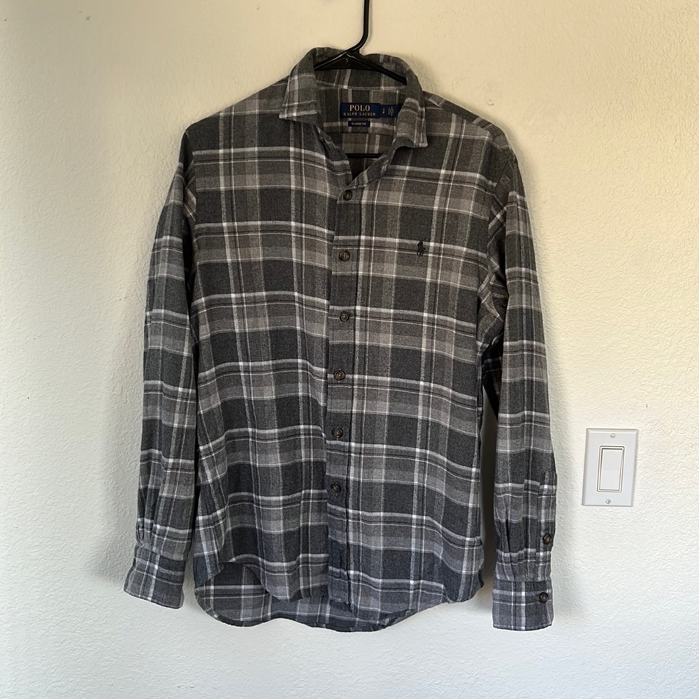 Polo Ralph Lauren Button Down Flannel Shirt, Men’s Size Small, Classic Fit